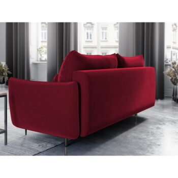 Červená rozkladacia pohovka s úložným priestorom Cosmopolitan Design Vermont - Image 3