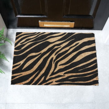 Rohožka z kokosového vlákna 40x60 cm Zebra – Artsy Doormats - Image 3