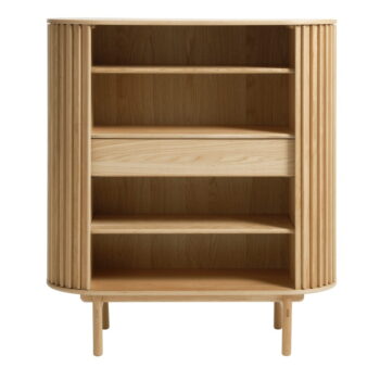 Skrinka v dekore duba v prírodnej farbe 110x125 cm Carno – Unique Furniture – Obrázok 5