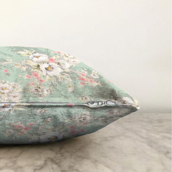 Zelená obliečka na vankúš s prímesou bavlny Minimalist Cushion Covers Blossom, 55 x 55 cm - Image 2