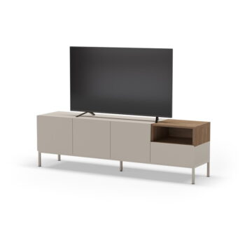 Krémový TV stolík 180x55 cm Cailin – Marckeric - Image 9