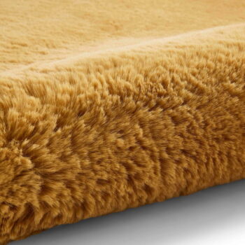 Koberec v horčicovej farbe 80x150 cm Super Teddy – Think Rugs - Image 8
