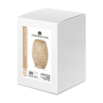 Bambusová stolová lampa v prírodnej farbe s bambusovým tienidlom (výška 36 cm) Natural Way – Casa Selección - Image 4