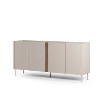 Komoda v dekore duba v krémovo-prírodnej farbe 180x82x40 cm Lucile – Marckeric - Image 6