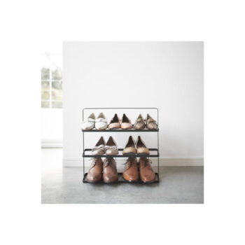 Čierny kovový stojan na topánky Tower Shoe Rack – YAMAZAKI – Obrázok 2