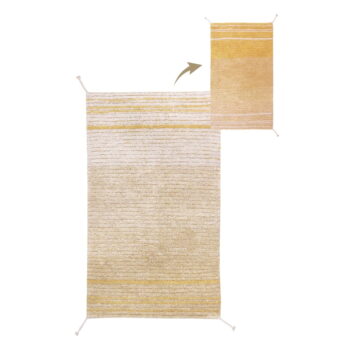 Okrovožltý bavlnený koberec 80x140 cm Twin Amber – Lorena Canals - Image 8