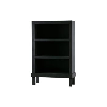 Čierna knižnica z borovicového dreva 107x160 cm Bonk – Basiclabel - Image 3