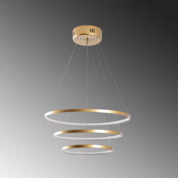 LED závesné svietidlo v zlatej farbe ø 50 cm Simit – Opviq lights - Image 6