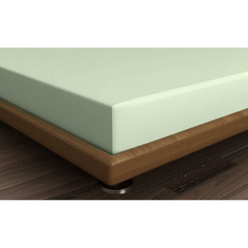 Svetlozelená napínacia bavlnená plachta 140x200 cm – Mijolnir - Image 2