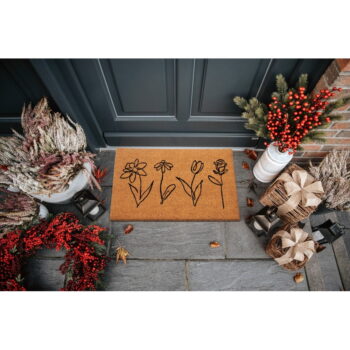 Rohožka z kokosového vlákna 40x70 cm Wildflowers – Hanse Home - Image 2