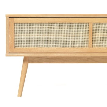 TV stolík v dekore duba v prírodnej farbe 150x50 cm Barrali – Unique Furniture – Obrázok 5