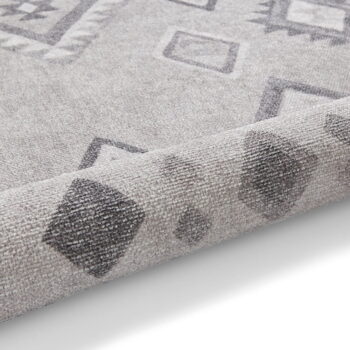 Sivý prateľný koberec s prímesou bavlny 122x170 cm Whisper – Think Rugs - Image 5