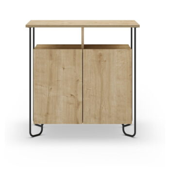 Skrinka v dekore duba v prírodnej farbe 80x80 cm Dilly – Marckeric