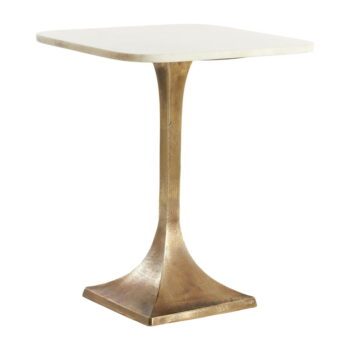 Odkladací stolík s doskou v dekore mramoru ø 45 cm Rickerd – Light & Living - Image 3