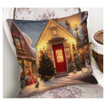 Obliečka na vankúš s vianočným motívom 43x43 cm – Mila Home – Obrázok 3