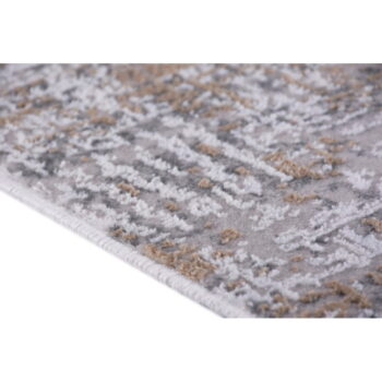 Sivo-béžové bavlnené nášľapy na schody v súprave 16 ks 25x65 cm Milano Bej – Vitaus - Image 3