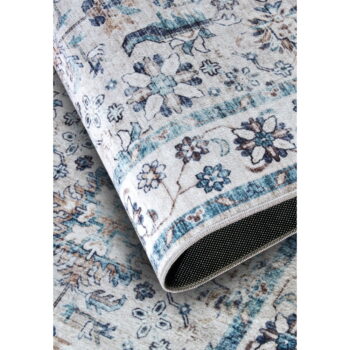 Svetlomodrý koberec 200x290 cm Saveh Cream Blue – Elle Decoration - Image 4