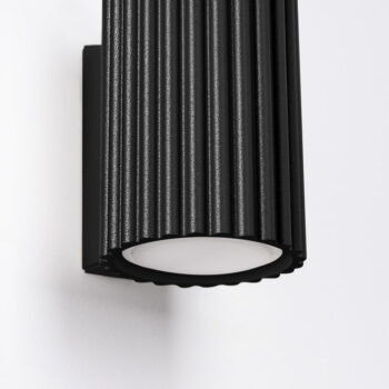 Čierne nástenné svietidlo Gleam – Nice Lamps - Image 10
