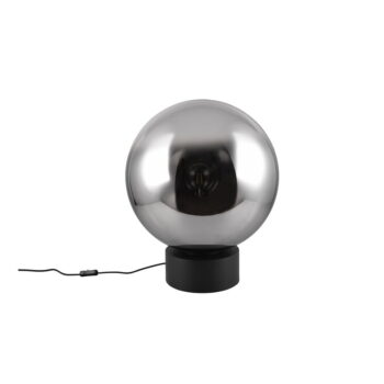 Čierna LED stolová lampa so skleneným tienidlom (výška  60 cm) Cipallone – CINQUE – Obrázok 2