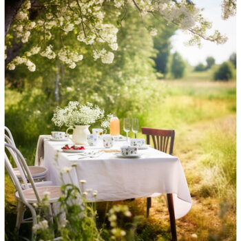 Biela porcelánová miska Hammershøi Summer – Kähler Design - Image 9