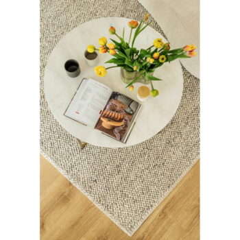 Svetlosivý ručne tkaný koberec s prímesou vlny 120x170 cm Minerals – Flair Rugs – Obrázok 8