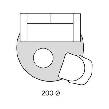 Svetloružový okrúhly koberec ø 200 cm Fancy – Hanse Home – Obrázok 5