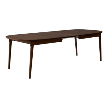 Hnedý rozkladací jedálenský stôl z dubového dreva 106x184 cm Miro – Hammel Furniture - Image 2