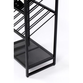 Čierna kovová vinotéka na 20 fliaš, 48x180 cm Cantor - Zuiver - Image 11