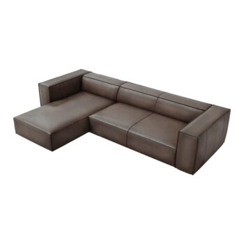 Hnedá kožená rohová pohovka (ľavý roh) Madame - Windsor & Co Sofas - Image 2