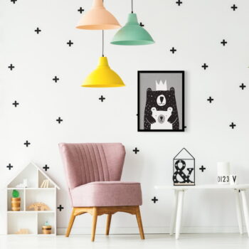 Detská nástenná dekorácia Bear - Styler – Obrázok 3