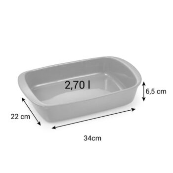 Miska na zapekanie z kameniny 22x34 cm Delicia – Tescoma - Image 3
