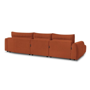 Oranžová rohová pohovka Aden – Bobochic Paris - Image 10