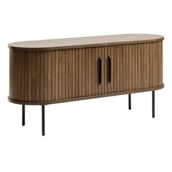 Hnedý TV stolík v dekore duba 120x56 cm Nola – Unique Furniture - Image 2