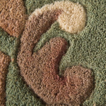 Zelený vlnený koberec Flair Rugs Aubusson, 75 × 150 cm – Obrázok 3