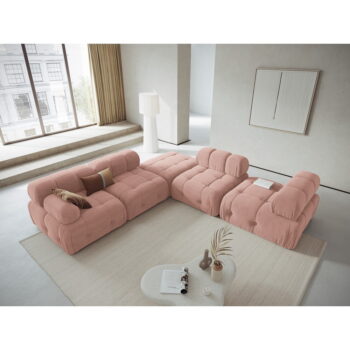 Svetloružový modul pohovky Ferento – Cosmopolitan Design - Image 2