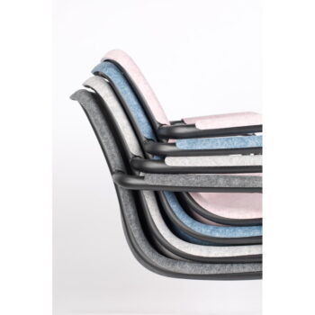 Svetlomodré jedálenské stoličky v súprave 2 ks Thirsty – Zuiver – Obrázok 4