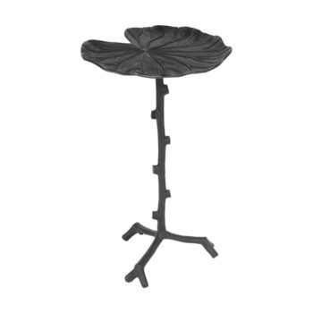 Kovový okrúhly odkladací stolík ø 30 cm Lily – White Label