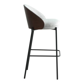 Svetlosivé barové stoličky v súprave 2 ks 98 cm Canelas – House Nordic - Image 4