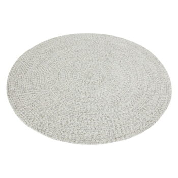 Biely/béžový okrúhly vonkajší koberec ø 200 cm - NORTHRUGS - Image 6