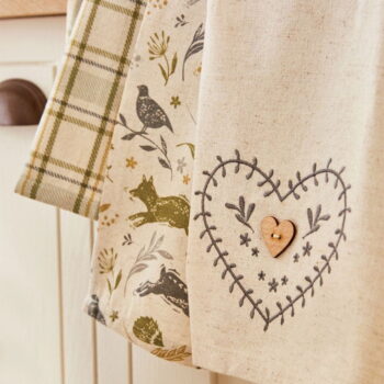 Utierky a chňapka v súprave 4 ks Woodland – Cooksmart ® – Obrázok 3