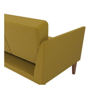 Žltá rozkladacia pohovka 205 cm Regal - Novogratz – Obrázok 2