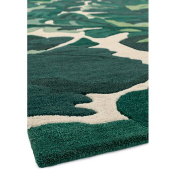 Tmavozelený ručne tkaný vlnený koberec 160x230 cm Matrix – Asiatic Carpets - Image 3