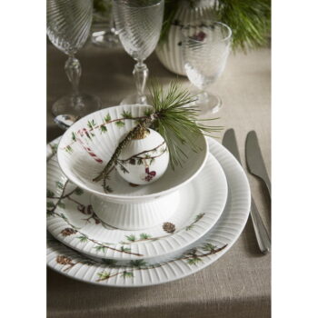 Biela porcelánová miska s vianočným motívom Hammershøi – Kähler Design – Obrázok 5