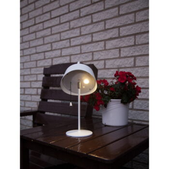 Biela vonkajšia solárna LED lampa Star Trading Cervia, výška 36 cm – Obrázok 9