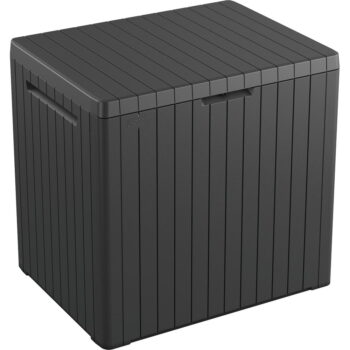 Sivý záhradný úložný box City – Keter