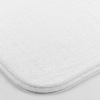Biela WC kúpeľňová predložka 45x45 cm Vitamine – douceur d'intérieur - Image 4