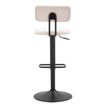 Bielo-čierna barová stolička s nastaviteľnou výškou (výška sedadla 61 cm) Tina – Mauro Ferretti - Image 4