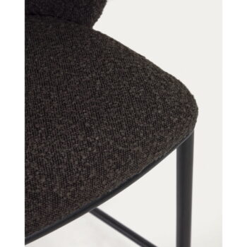 Čierna barová stolička (výška sedadla 75 cm) Ciselia – Kave Home - Image 4