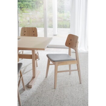 Rozkladací jedálenský stôl s doskou v dubovom dekore 240x95 cm Westville - Rowico - Image 8