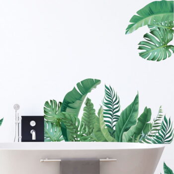 Samolepka na stenu 60x90 cm Tropical Leaves - Ambiance – Obrázok 4